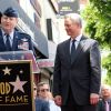 Général Robin Rand et Gary Sinise - Gary Sinise reçoit son étoile sur le Walk of Fame à Hollywood, le 17 avril 2017 © Chris Delmas/Bestimage