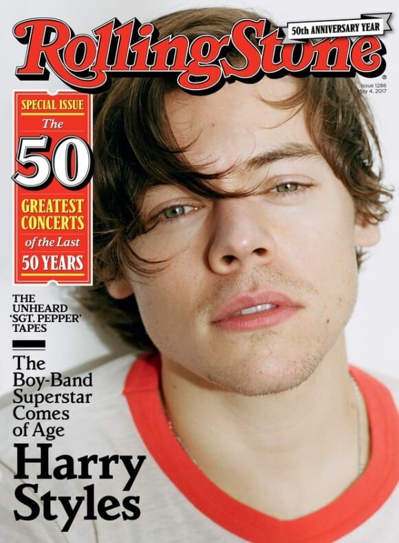 Harry Style en couverture du magazine Rolling Stone.