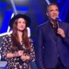 Claire Gautier et Nikos Aliagas - "The Voice 6", samedi 15 avril 2017, TF1
