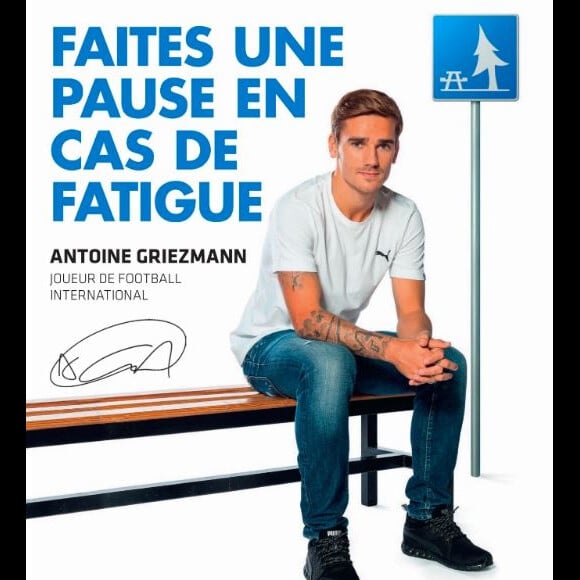 Antoine Griezmann ambassadeur de la grande campagne #3500Lives de la FIA (Fédération internationale de l'automobile) en partenariat avec JCDecaux.