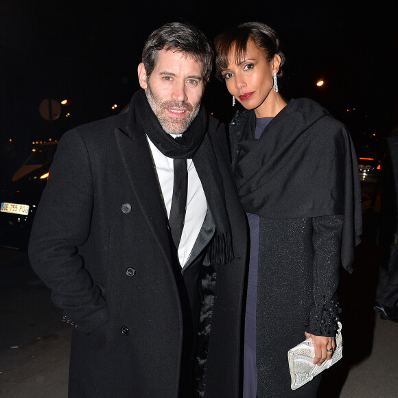 Jalil Lespert et sa compagne Sonia Rolland à la 15ème édition du "Dîner de la mode du Sidaction" au Grand Palais à Paris, le 26 janvier 2017. ©CVS-Veeren/Bestimage