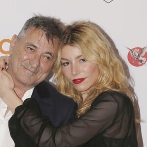 Jean-Marie Bigard et et sa femme Lola Marois (Lola Bigard) lors de l'avant-première du film "Chacun sa vie" au cinéma UGC Normandie à Paris, France, le 13 mars 2017. © Christophe Aubert via Bestimage