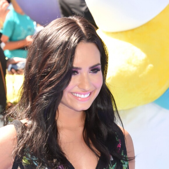 Demi Lovato à la première de 'Smurfs: The Lost Village' à Los Angeles, le 1er avril 2017 © CPA/Bestimage