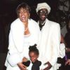 Whitney Houston et son mari Bobby Brown à Los Angeles, le 12 octobre 1998