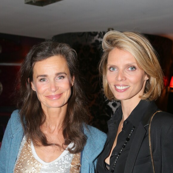 Exclusif - Marie-Sophie L. (Marie-Sophie Pochat), Sylvie Tellier - Inauguration du restaurant de C. Lacourt, le "Fidèle" à Paris le 27 avril 2017. Le "Fidèle" est un restaurant et un bar de nuit dansant situé au 2 rue du Sabot dans le 6ème. © CVS/Bestimage (no web - No Blog pour suisse et Belgique)27/04/2017 - Paris