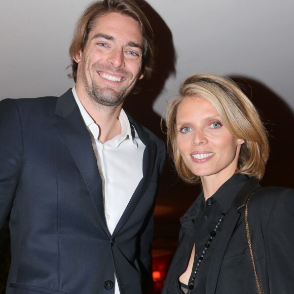 Exclusif - Camille Lacourt, Sylvie Tellier - Inauguration du restaurant de C. Lacourt, le "Fidèle" à Paris le 27 avril 2017. © CVS/Bestimage