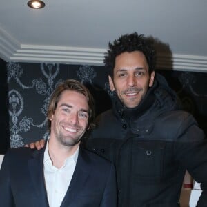 Exclusif - Camille Lacourt, Tomer Sisley - Inauguration du restaurant de C. Lacourt, le "Fidèle" à Paris le 27 avril 2017. © CVS/Bestimage