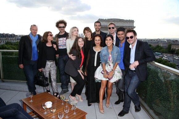 Exclusif - Cecile Cassel, Josephine Drai, Shirley Bousquet, Tarek Boudali, Philippe Lacheau et Reem Kherici - Projection du film "Paris à tout prix" lors du Champs-Elysées Film Festival au Cinéma Publicis à Paris. Le 14 juin 2013