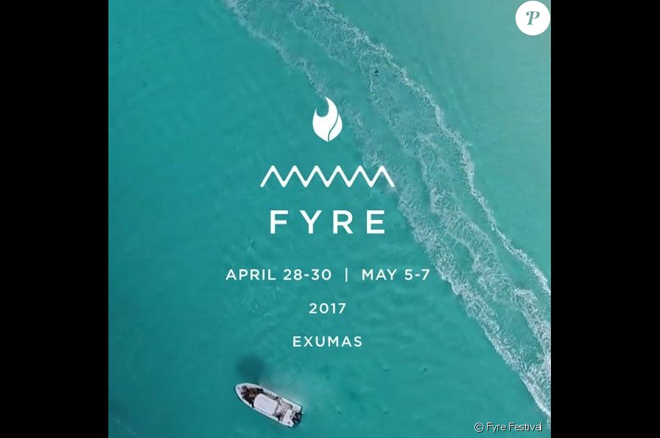 Affiche teaser du Fyre Festival.