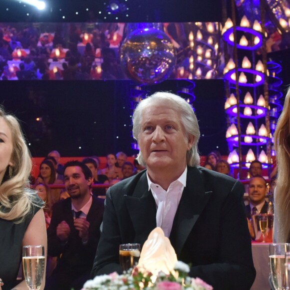 Exclusif - Enora Malagré, Patrick Sébastien et Adriana Karembeu - Enregistrement de l'émission "Le plus grand cabaret du monde" à La Plaine Saint-Denis, diffusée le 29 avril 2017. Le 11 avril 2017 © Giancarlo Gorassini / Bestimage  No Web No Blog pour Belgique et Suisse11/04/2017 - Saint-Denis