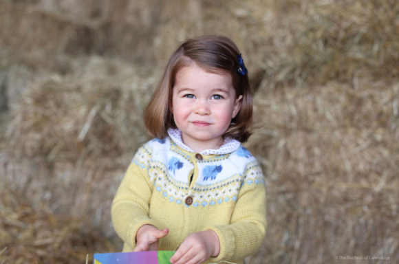 Charlotte, fille du prince William et de la duchesse de Cambridge - photo postée la veille de ses 2 ans.