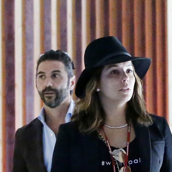 Exclusif - Eva Longoria et son mari José Baston à Bordeaux, France, le 11 avril 2017.