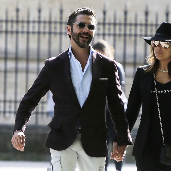 Exclusif - Eva Longoria et son mari José Baston à Bordeaux, France, le 11 avril 2017.