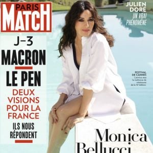 Monica Bellucci en couverture de Paris Match, N°3442.