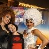 Exclusif - Lio - Les Stars 80 assistent au spectacle "Priscilla Folle du désert" au Casino de Paris le 21 avril 2017. © Marc Ausset- Lacroix / Bestimage