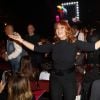 Exclusif - Julie Pietri - Les Stars 80 assistent au spectacle "Priscilla Folle du désert" au Casino de Paris le 21 avril 2017. © Marc Ausset- Lacroix / Bestimage