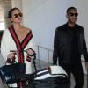 John Legend arrive à l'aéroport de LAX avec sa femme Chrissy Teigen et sa fille Luna à Los Angeles pour prendre l'avion, le 16 mars 2017