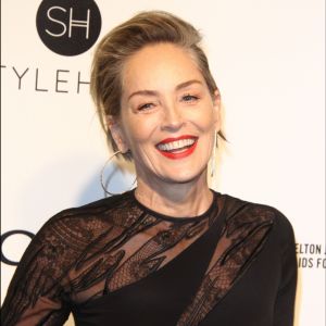 Sharon Stone - People à la soirée Elton John AIDS foundation 2017 lors de la 89ème cérémonie des Oscars à West Hollywood le 26 février 2017.