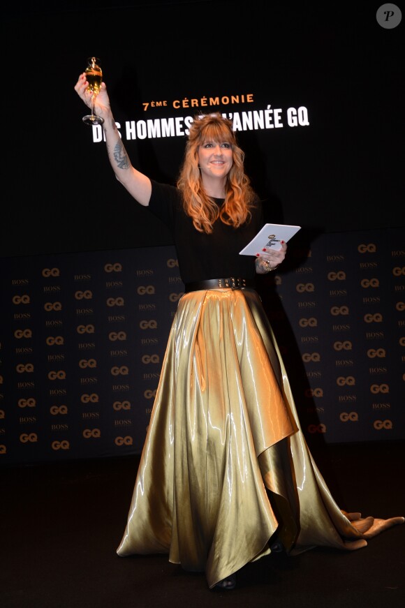 Daphné Bürki à la 7ème cérémonie des "Hommes de l'Année GQ" au musée d'Orsay à Paris, le 23 novembre 2016. © Rachid Bellack/Bestimage