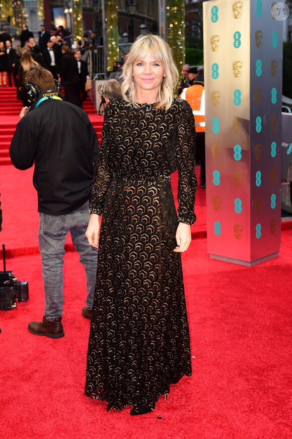 Zoe Ball le 12 février 2017 lors des EE British Academy Film Awards au Royal Albert Hall, à Londres.
