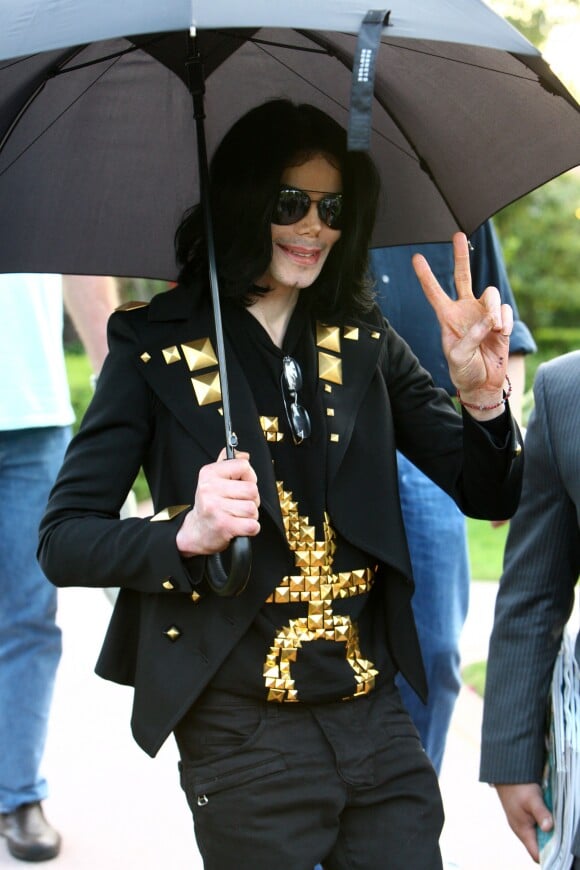 Michael Jackson en famille à Los Angeles. Mai 2009.