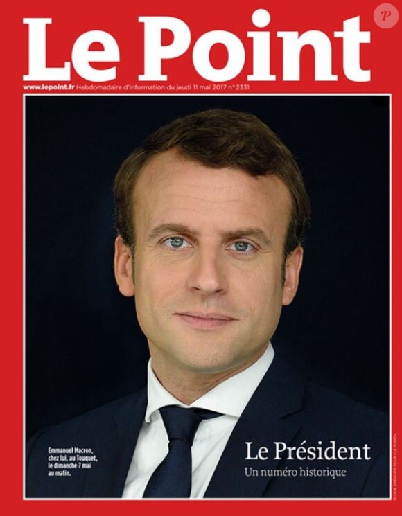 Couverture du magazine "Le Point", numéro du 8 mai 2017.