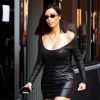 Kim Kardashian est allée déjeuner au restaurant Chin Chin avec son meilleur ami Jonathan Cheban et sa soeur Kourtney Kardashian à Los Angeles, le 8 mai 2017