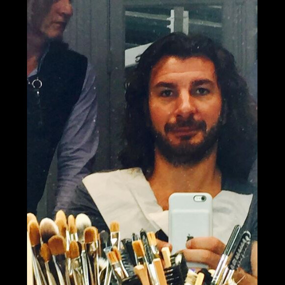 Michaël Youn dévoile son nouveau look pour le tournage du film "Christ(off)". Mai 2017. 