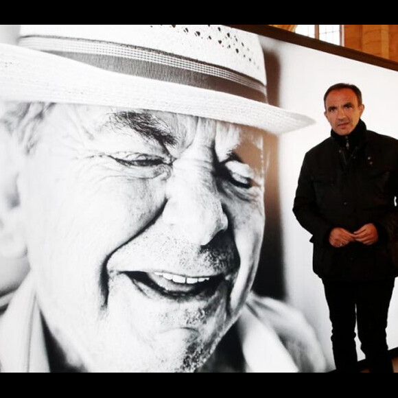 Illustration (Andreas, le père de Nikos Aliagas) - Vernissage de l'exposition "Moments Suspendus" de Nikos Aliagas à l'Atlantis Hall à Boulogne-Billancourt, le 3 décembre 2014. Nikos Aliagas a réalisé ces portraits à la lumière du jour lors d'interviews. L'animateur, passionné de photographie, expose ses oeuvres jusqu'au 31 mars 2015.