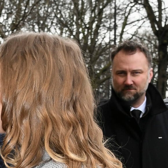 Vanessa Paradis et sa fille Lily-Rose Depp - Arrivées au défilé de mode prêt-à-porter automne-hiver 2017/2018 "Chanel" au Grand Palais à Paris. Le 7 mars 2017 © CVS-Veeren / Bestimage