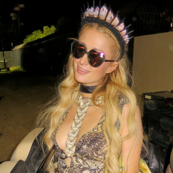 Paris Hilton en backstage du festival 2017 de Coachella à Indio, le 24 avril 2017 © Dane Andrew via Zuma/Bestimage