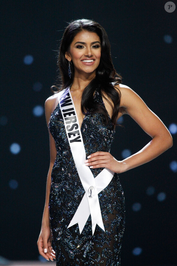 Miss New Jersey USA, Chhavi Verg lors de l'élection de Miss USA 2017 au Mandalay Bay Resort and Casino de Las Vegas le 14 mai 2017