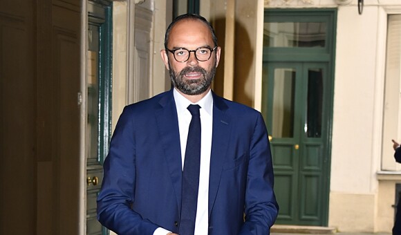 Semi-exclusif - Édouard Philippe quitte son domicile et se rend à l'Assemblée Nationale à Paris le 15 mai 2017.