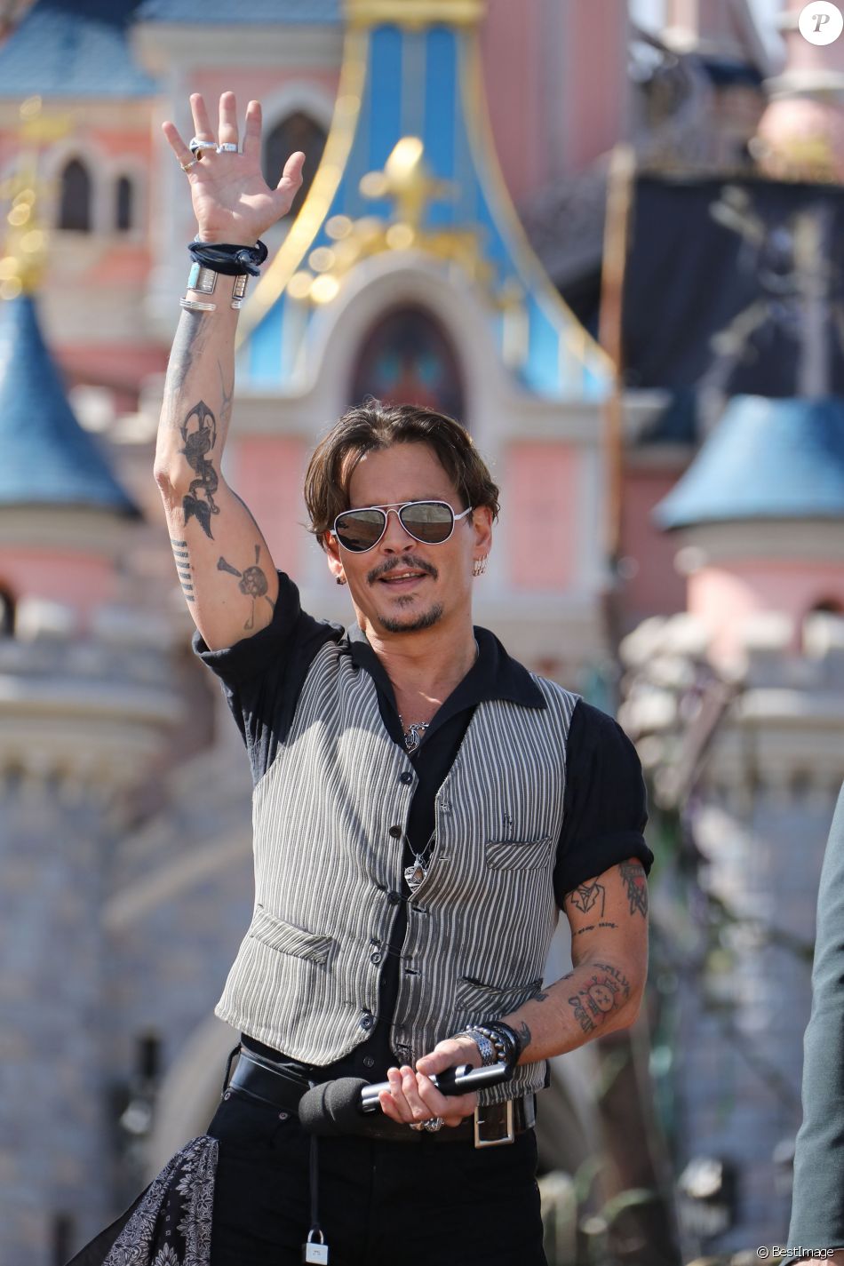 Johnny Depp L'équipe du film Pirates des Caraibes La