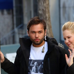Amy Schumer et Ben Hanisch à New York City, le 27 janvier 2016.
