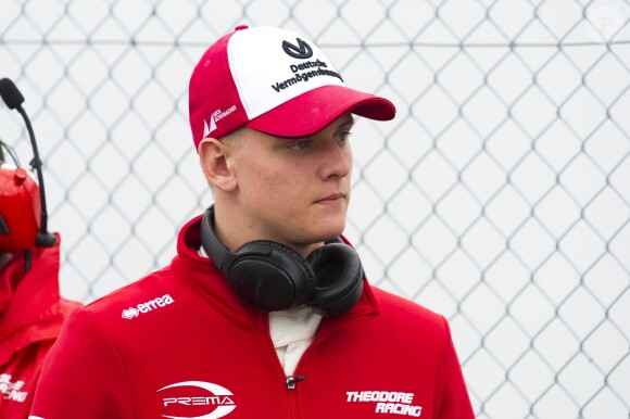 Première course en F3 de Mick Schumacher à Silverstone, le 14 avril 2017.