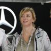 Michael Schumacher, Sabine Kehm (sa manager) - Grand Prix de Formule 1 à Sao Paulo au Brésil le 25 Novembre 2012.