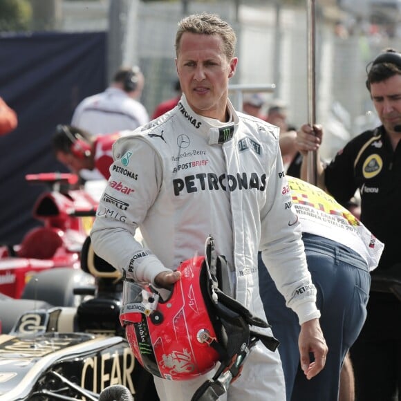 Michael Schumacher lors du grand prix de Monza en Italie le 9 septembre 2012.