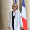 Francoise Nyssen arrive au premier conseil des ministres à l'Élysée, le 18 mai 2017