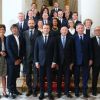 Première photo officielle du gouvernement, dévoilée par l'Élysée. Le 18 mai 2017
