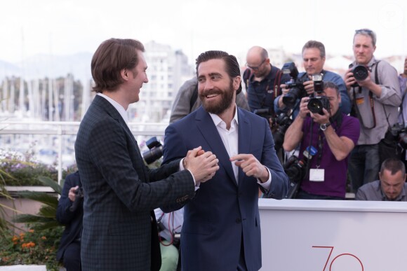 Paul Dano et Jake Gyllenhaal - Photocall du fim "Okja" lors du 70e Festival International du Film de Cannes, France, le 19 mai 2017. © Borde-Jacovides-Moreau/Bestimage