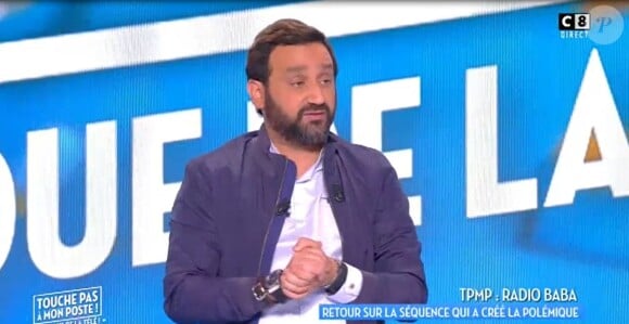 Cyril Hanouna sur le plateau de Touche pas à mon poste sur C8, le 19 mai 2017.