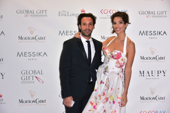 Laurie Cholewa et son compagnon Grégory - 6e dîner du Global Gift Initiative à l'espace "Mouton Cadet Wine Bar" sur le toit du Palais des Festivals, lors du 70e Festival International du Film de Cannes, le 19 mai 2017.© Giancarlo Gorassini/Bestimage