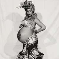 Beyoncé enceinte et le ventre tatoué pour sa baby-shower exotique