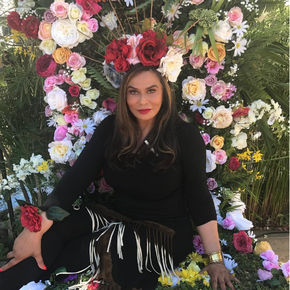 Tina Knowles à la baby-shower de sa fille Beyoncé - Photo publiée sur Instagram le 22 mai 2017