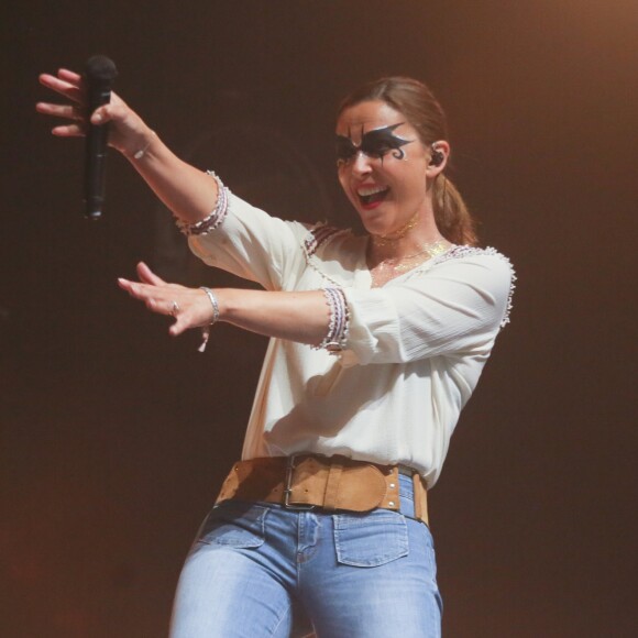 Exclusif - Sandrine Quétier - Concert du groupe The Jokers à l'occasion des 25 ans de l'association ELA à l'Olympia à Paris, le 21 mai 2017. © CVS/Bestimage