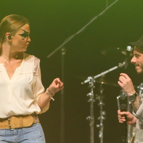 Exclusif - Sandrine Quétier, Maximilien - Concert du groupe The Jokers à l'occasion des 25 ans de l'association ELA à l'Olympia à Paris, le 21 mai 2017. © CVS/Bestimage