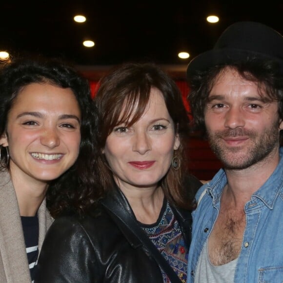 Exclusif - Pauline Bression, Cécilia Hornus, Julien Bravo - People au concert du groupe The Jokers à l'occasion des 25 ans de l'association ELA à l'Olympia à Paris, France, le 21 mai 2017. © CVS/Bestimage