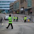 A la Manchester Arena, où peu après la fin du concert d'Ariana Grande, une personne s'est faite sauter, tuant au moins 22 personnes.