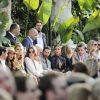 Eva Longoria et son mari Baston au défilé de mode Philipp Plein dans la villa "La Jungle du Roi" lors du 70ème festival de Cannes le 24 mai 2017.